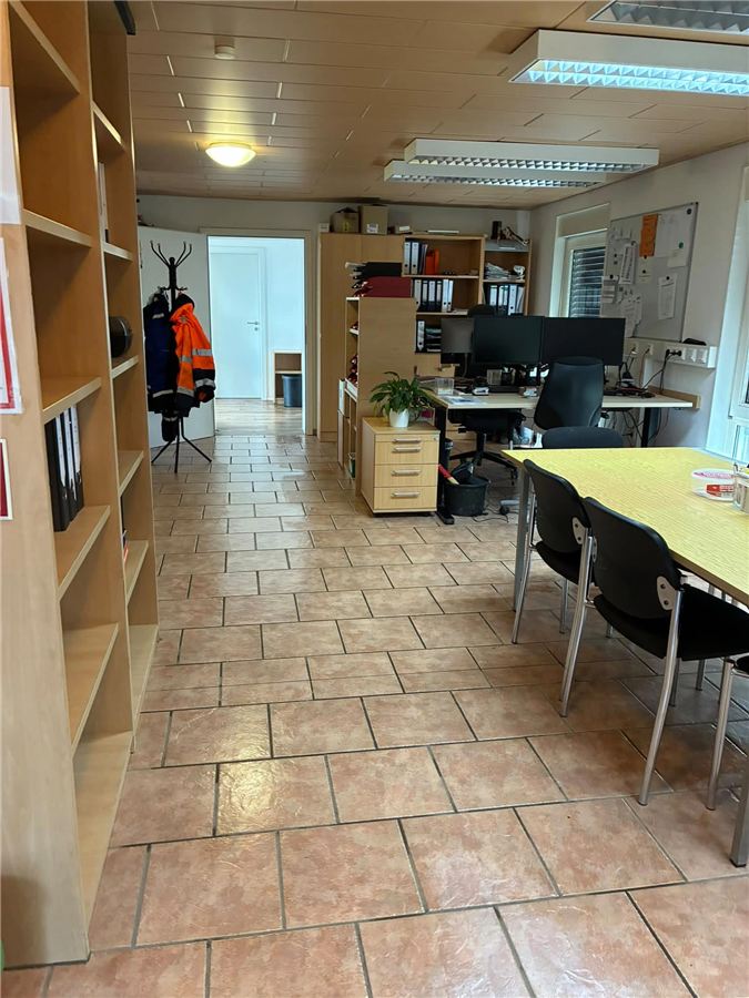 Gereinigte Bürofläche eines Gewerbekunden