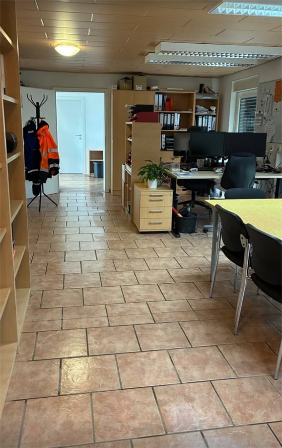 Gereinigter Büroraum eines Gewerbekunden